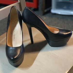 Jessica Simpson Black Heels